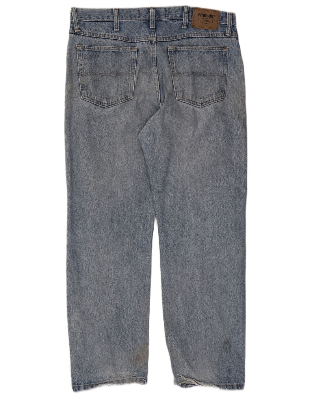 Wrangler Straight Jeans til mænd W36 L29 blå bomuld