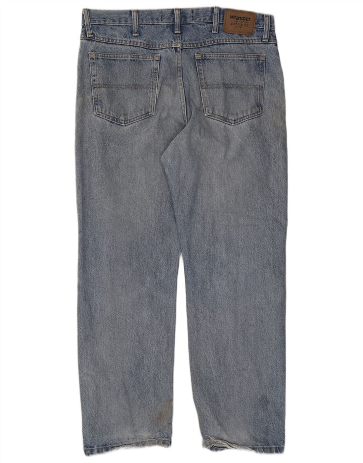 Wrangler Straight Jeans til mænd W36 L29 blå bomuld