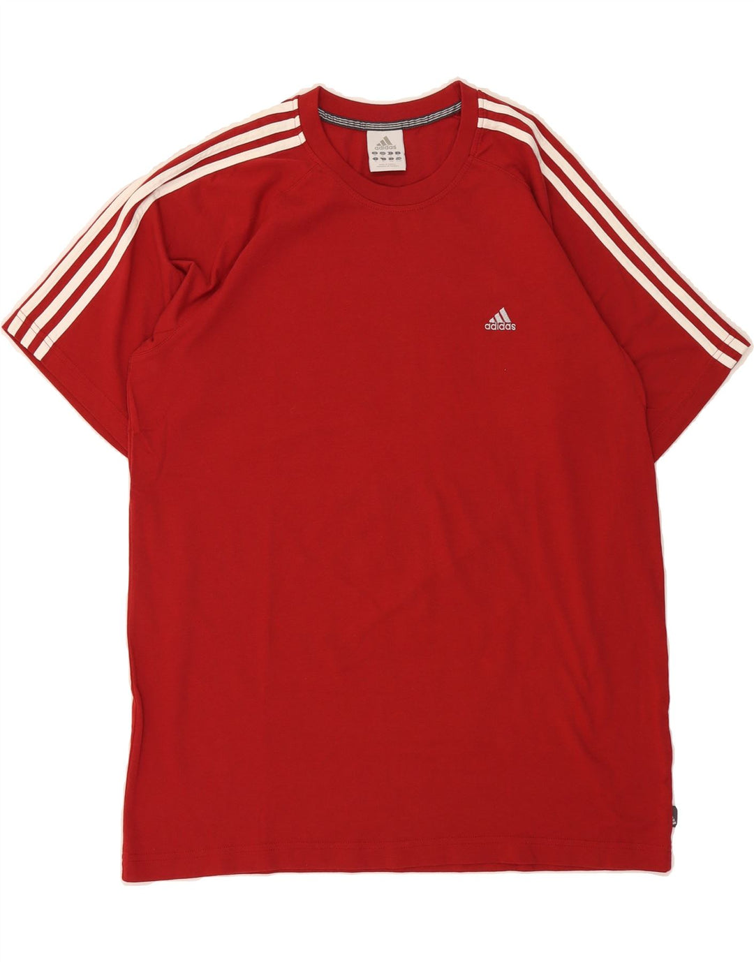 ADIDAS Mens T-Shirt Top XL Red Cotton Vintage Adidas and Second-Hand Adidas from Messina Hembry 