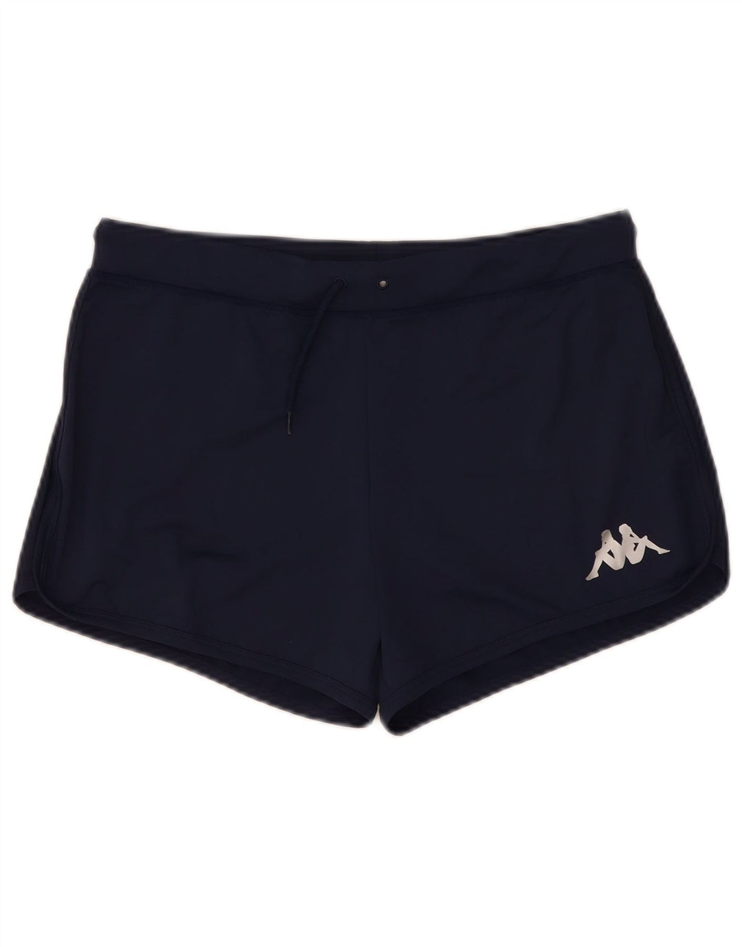 Kappa Dame Sports Shorts UK 14 Large Navy Blue Polyester