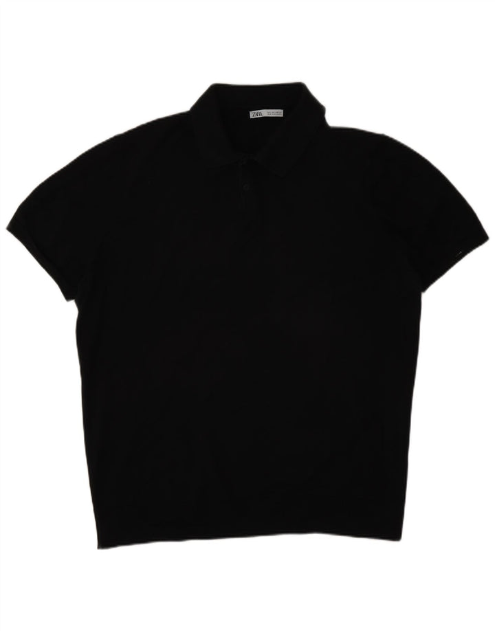 Zara Herre Polo Shirt Large Sort