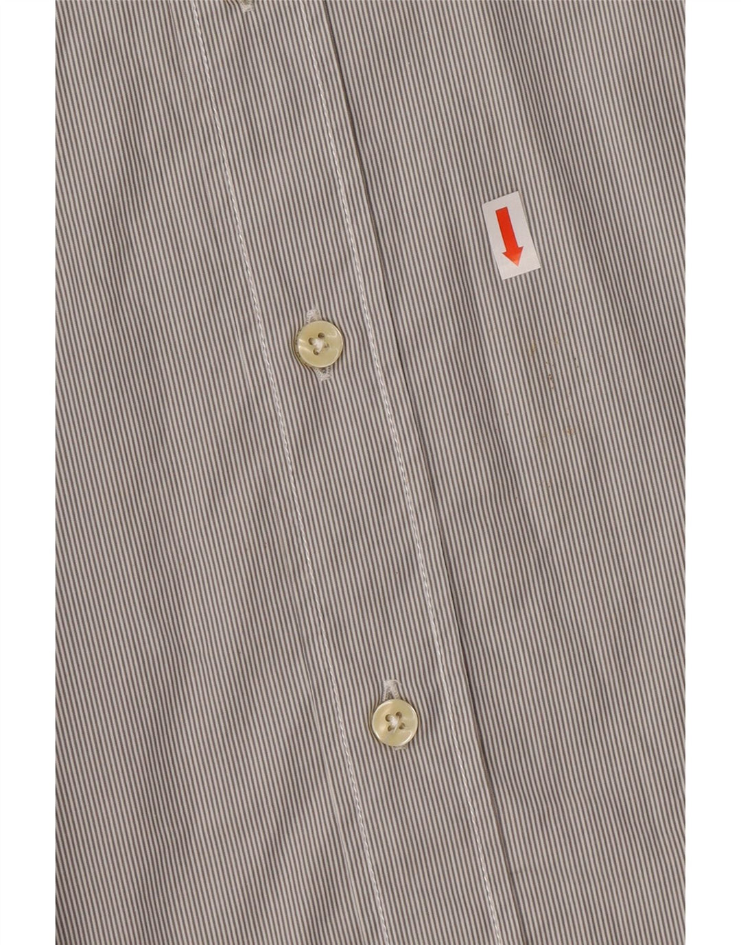 NORTH SAILS Mens Shirt Large Grey Pinstripe Cotton Vintage North Sails and Second-Hand North Sails from Messina Hembry 