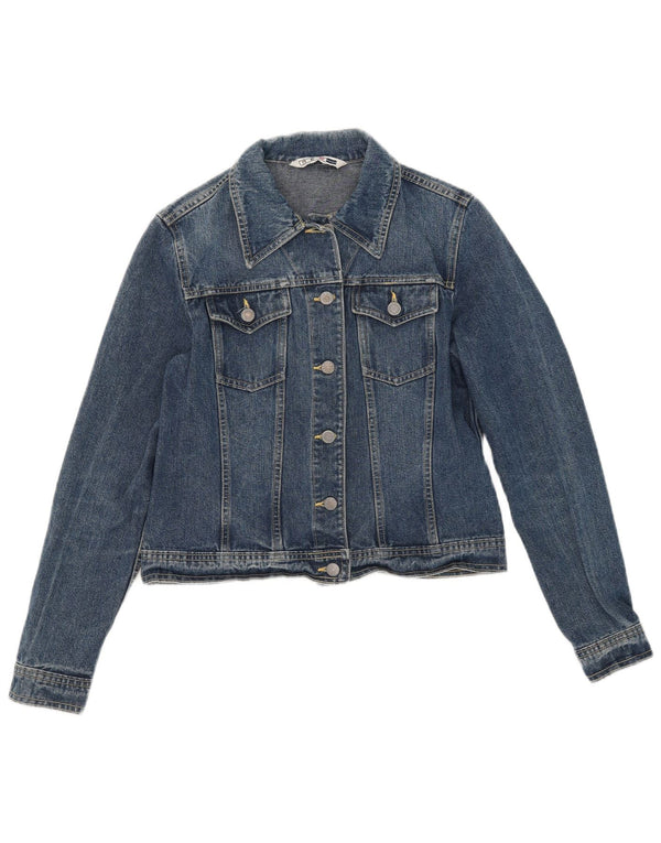 Ny Penny Womens Crop denimjakke UK 12 Medium Blue Cotton
