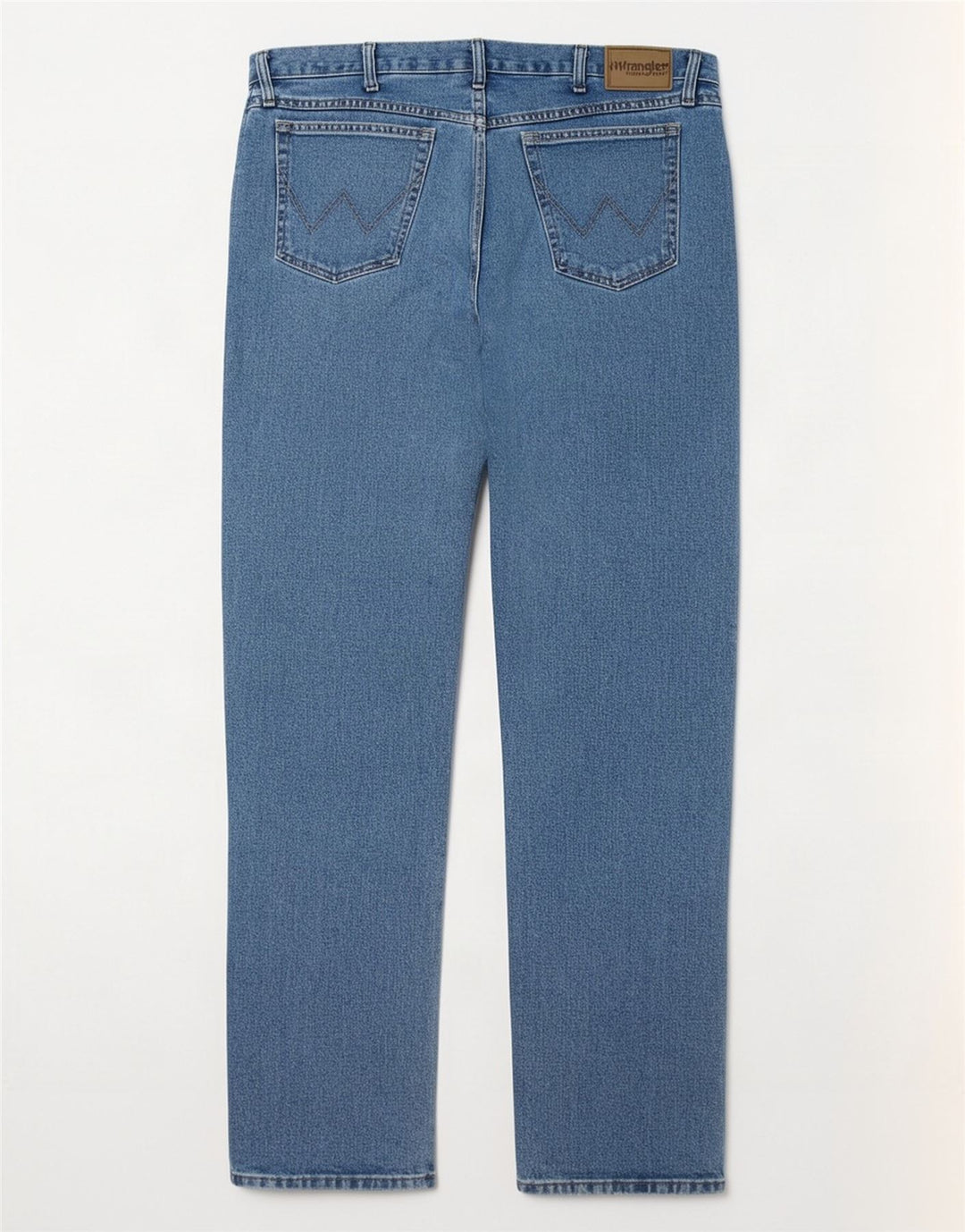 Wrangler Straight Jeans til mænd W36 L36 blå bomuld