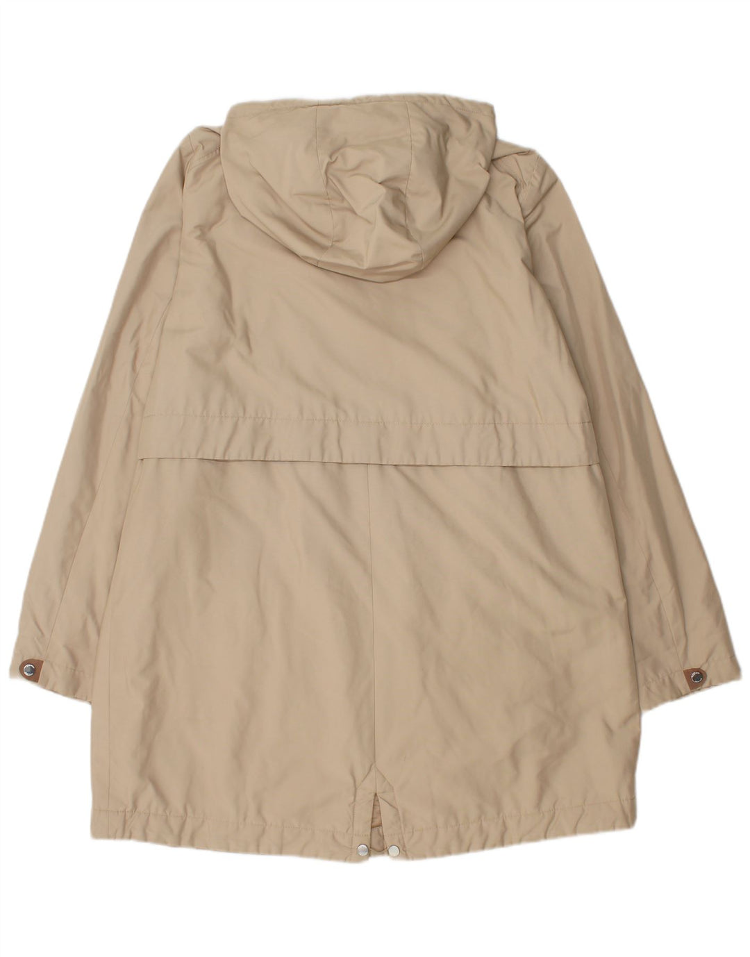 Gerry Weber Dame Regnfrakke med hætte UK 14 Stor Beige Polyester