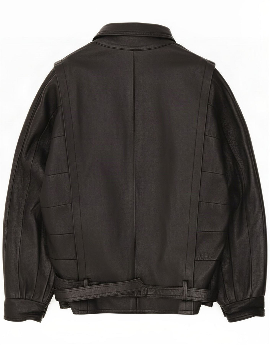 Vintage læderjakke til mænd UK 40 Large Black
