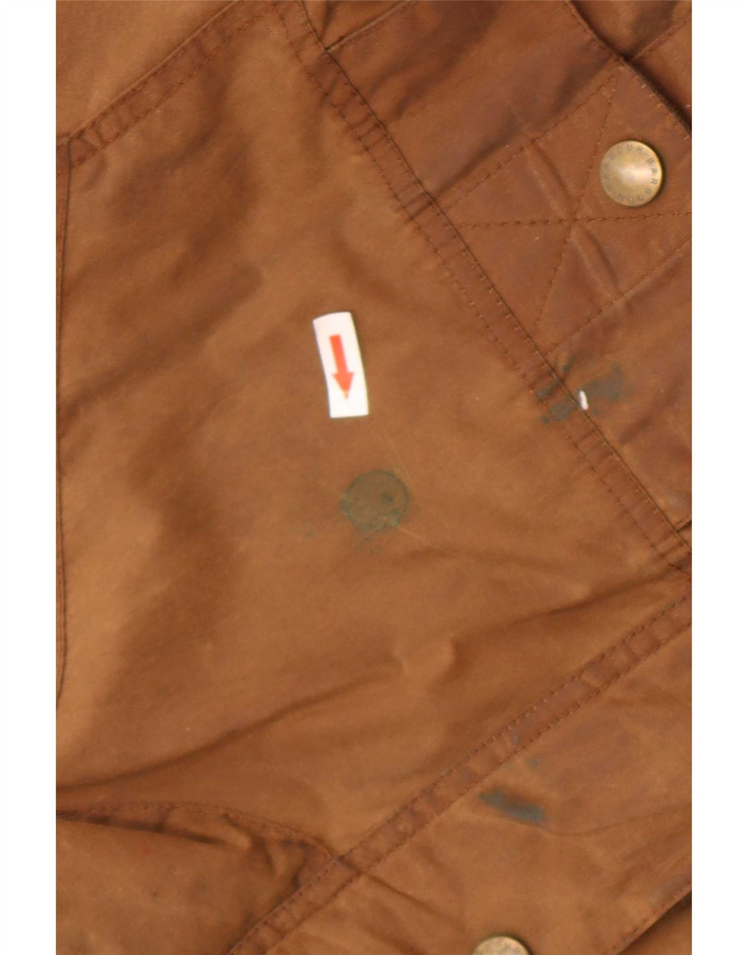 Barbour Herre vokset bomuldsjakke UK 38 Medium Brown