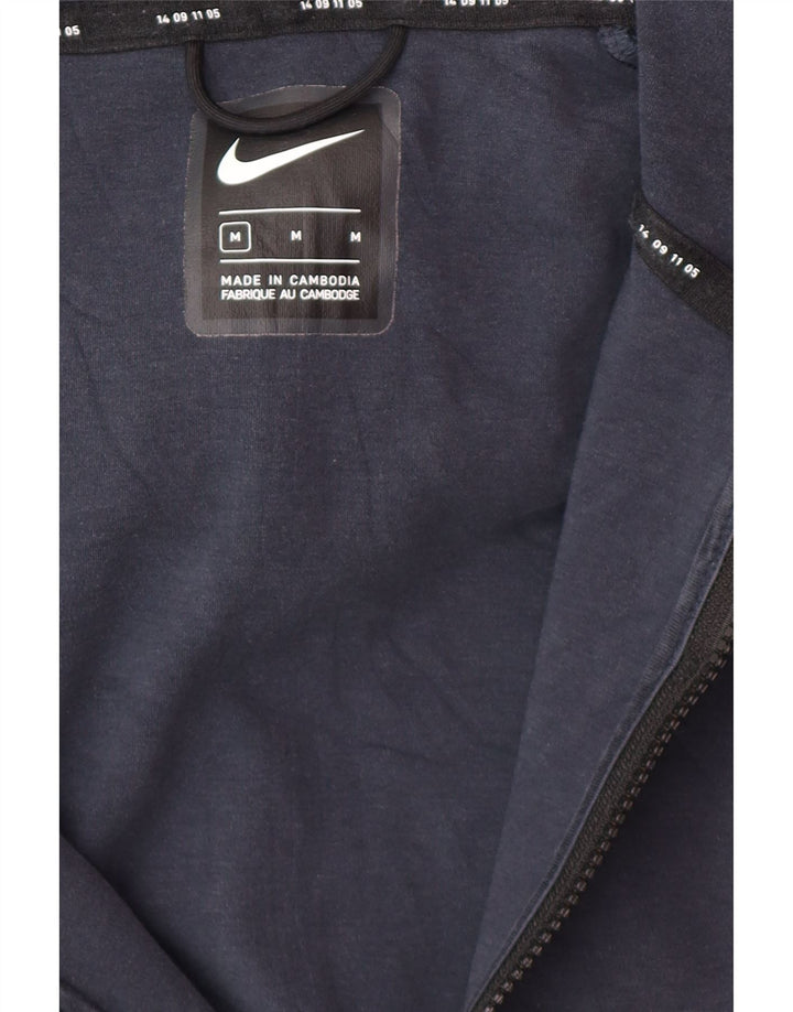 NIKE hættetrøje med lynlås til mænd mellem marineblå
