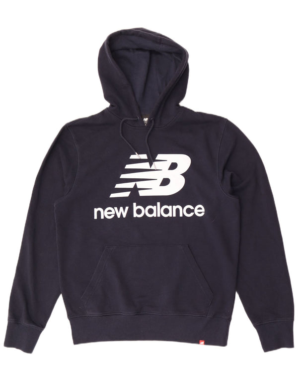 New Balance Grafisk hættetrøje til mænd mellem marineblå