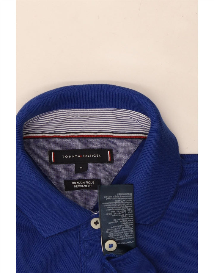 TOMMY HILFIGER Herre Regular Fit Polo Shirt Medium Blue Bomuld