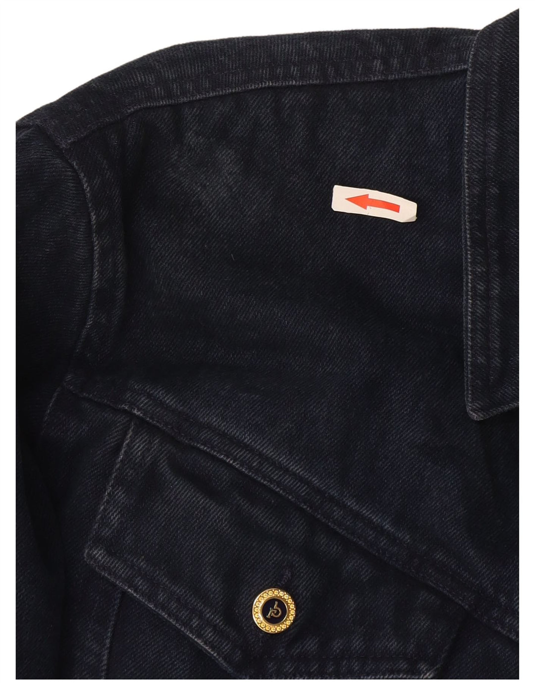 Roccobarocco Dame denimjakke IT 42 Medium Navyblå Bomuld