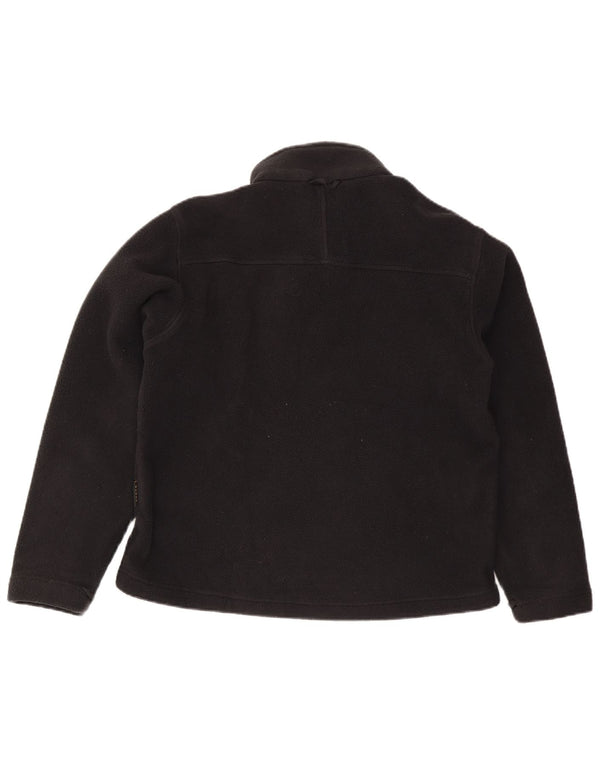 Jack Wolfskin Dame Liner Fleece Jakke UK 14 Stor Sort Polyester