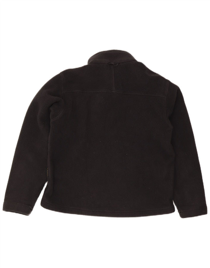 Jack Wolfskin Dame Liner Fleece Jakke UK 14 Stor Sort Polyester