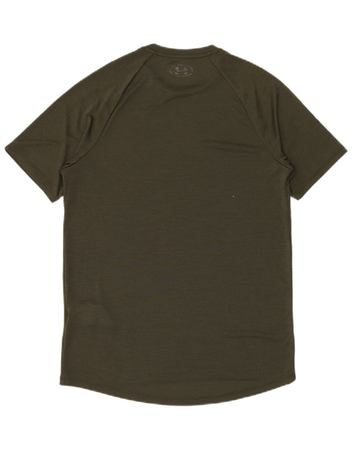 Under Armour Herre T-Shirt Top Lille Khaki Polyester