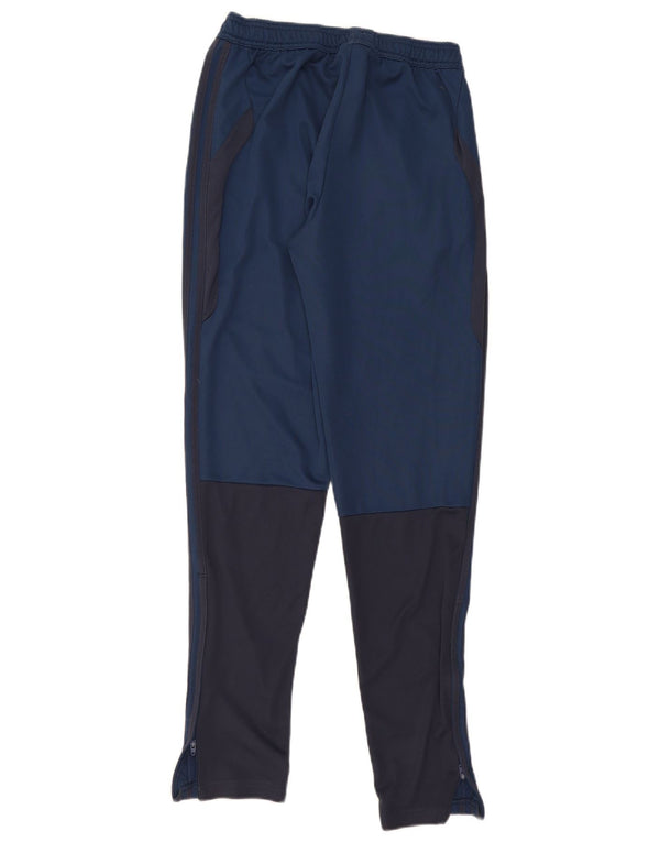 ADIDAS Boys FC Bayern Munchen Træningsdragt Bukser Joggers 15-16 år Blå