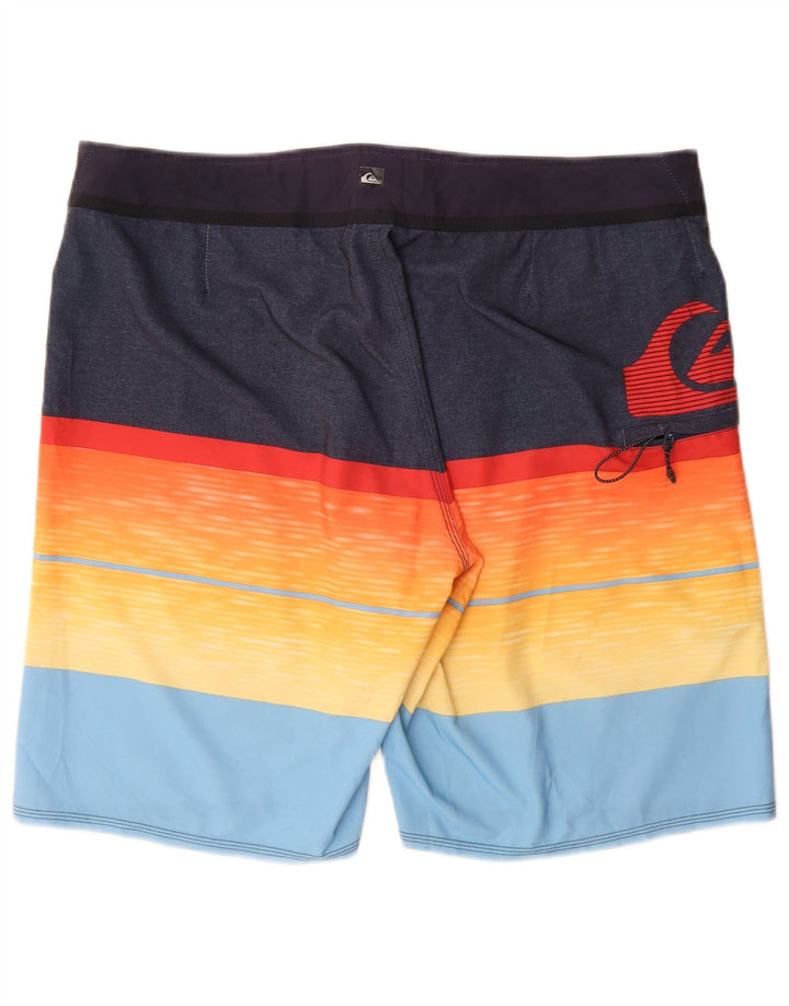 Quiksilver grafiske badeshorts til mænd Stor flerfarvet farveblok