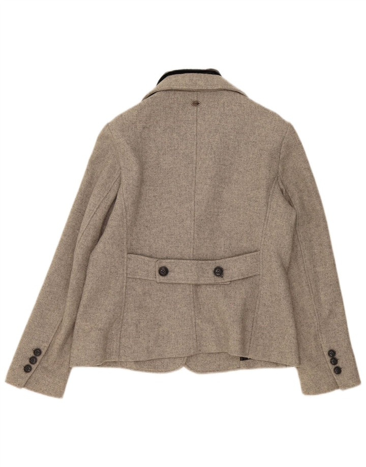 Marlboro Classics Dame Blazer Jacket UK 16 Large Grey Colourblock