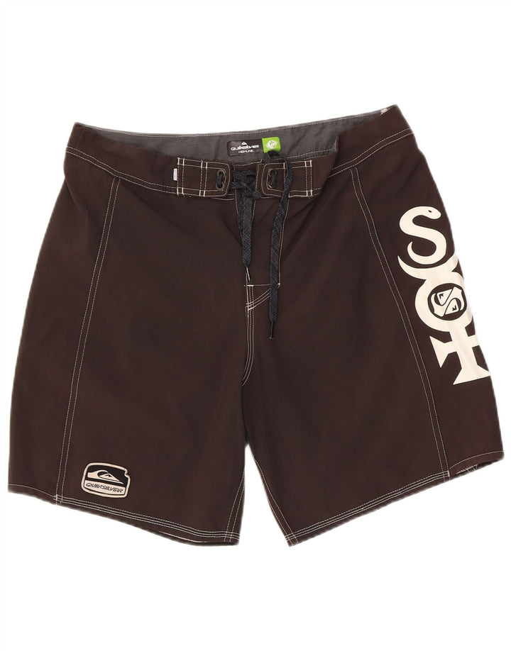 Quiksilver Herre grafiske svømmeshorts Medium Sort Polyester