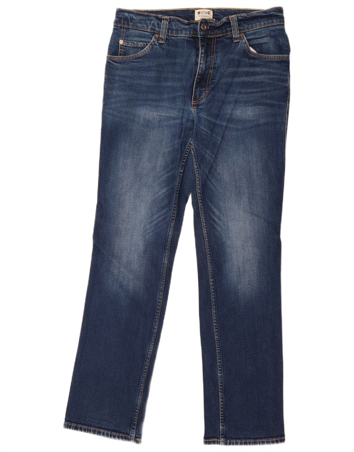 Mustang Dame Tramper Slim Jeans W32 L32 Blå Bomuld