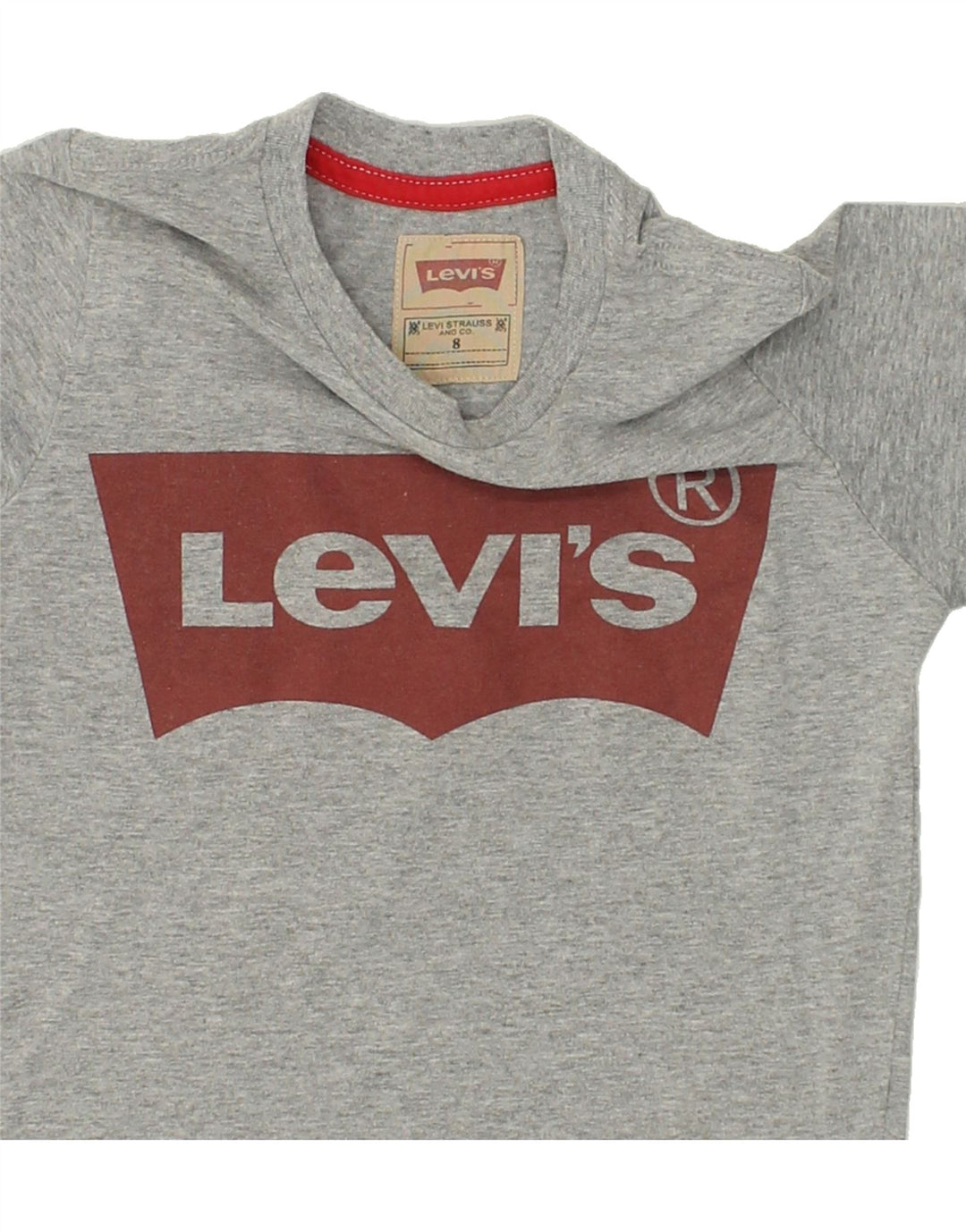 LEVI'S Boys Graphic T-Shirt Top 7-8 Years Grey | Vintage Levi's | Thrift | Second-Hand Levi's | Used Clothing | Messina Hembry 