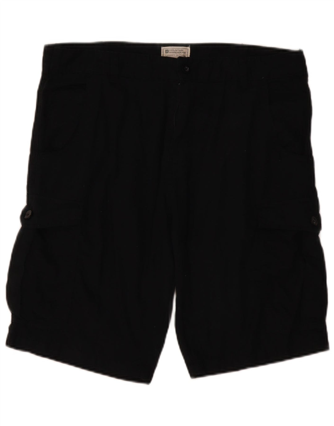 Mountain Warehouse Herre Cargo Shorts W34 Large Black Bomuld