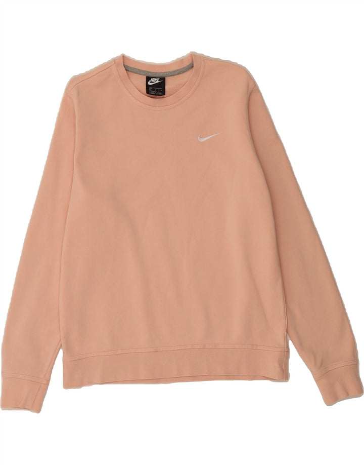 NIKE Womens Sweatshirt Jumper UK 16 Large Pink Cotton Vintage Nike and Second-Hand Nike from Messina Hembry 