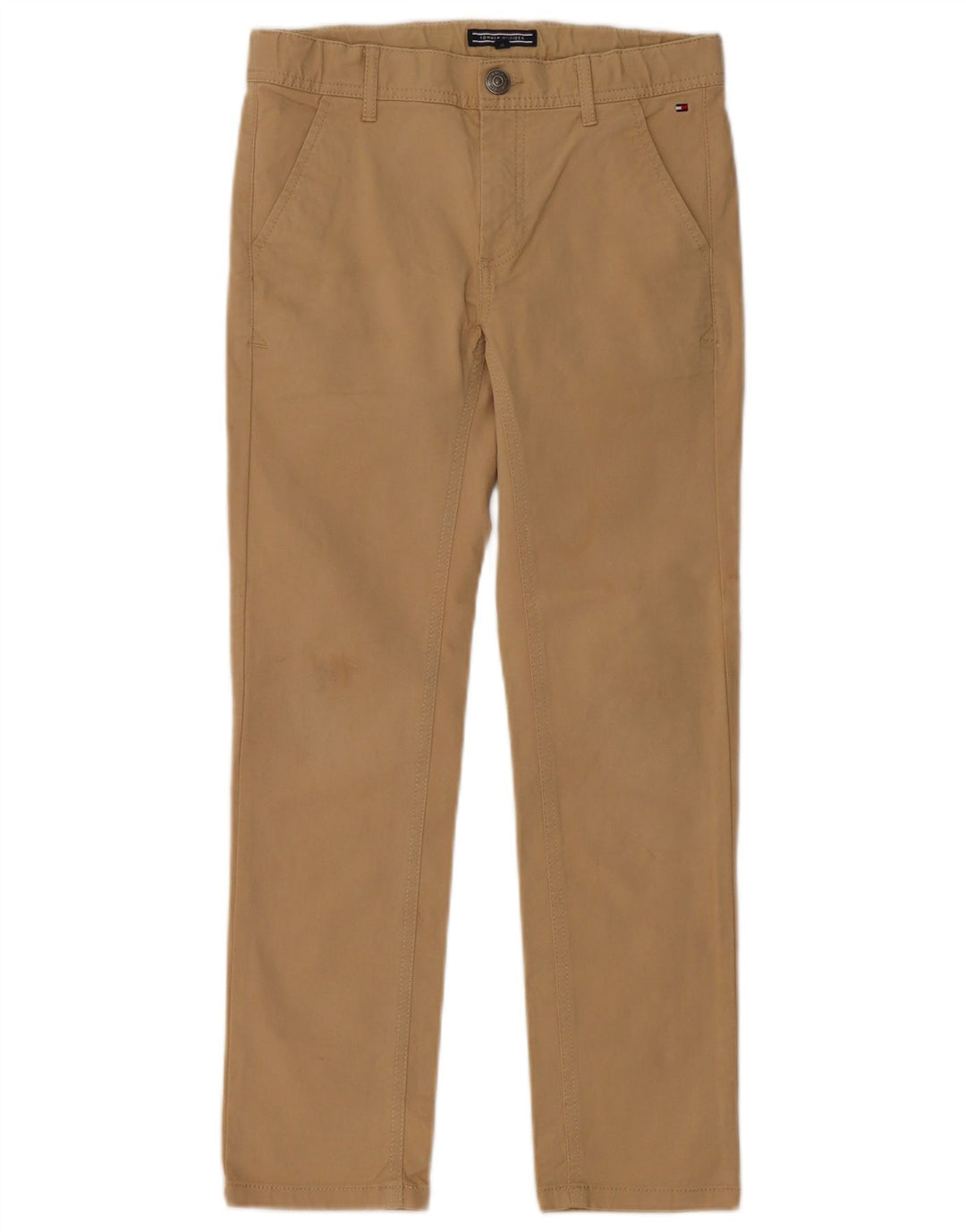 TOMMY HILFIGER Slim Chino-bukser til drenge 9-10 år W26 L25 Beige Bomuld