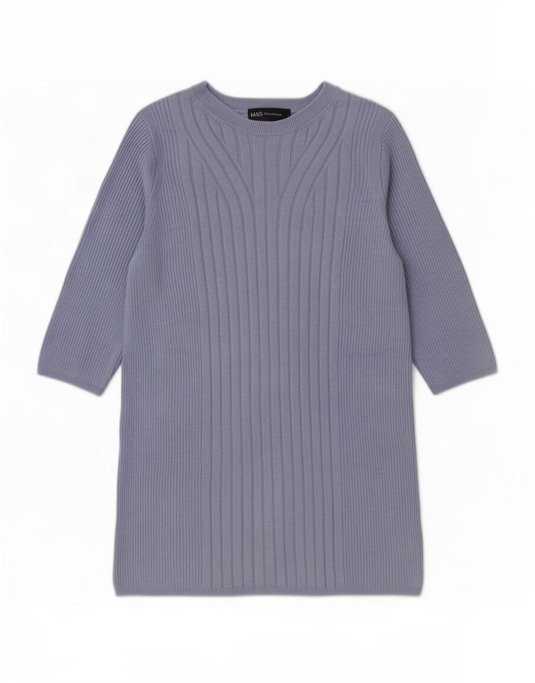 Marks & Spencer Dametrøjetrøje med rund hals DK 12 Medium Blue