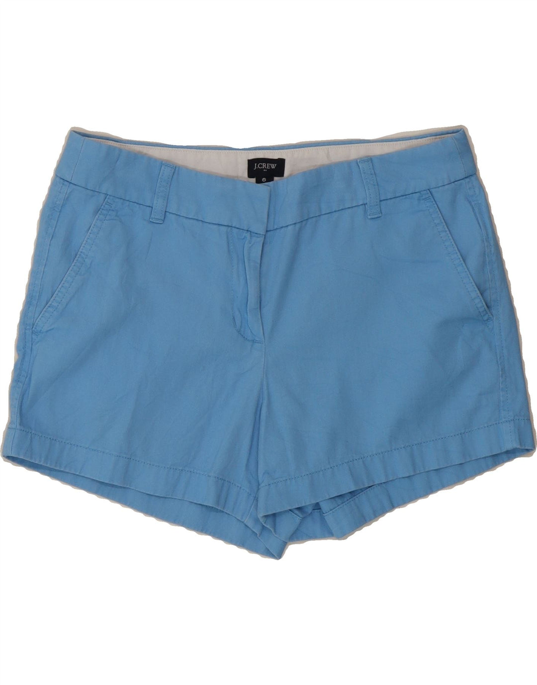 J. CREW Womens Chino Shorts US 6 Medium W30  Blue Cotton Vintage J. Crew and Second-Hand J. Crew from Messina Hembry 