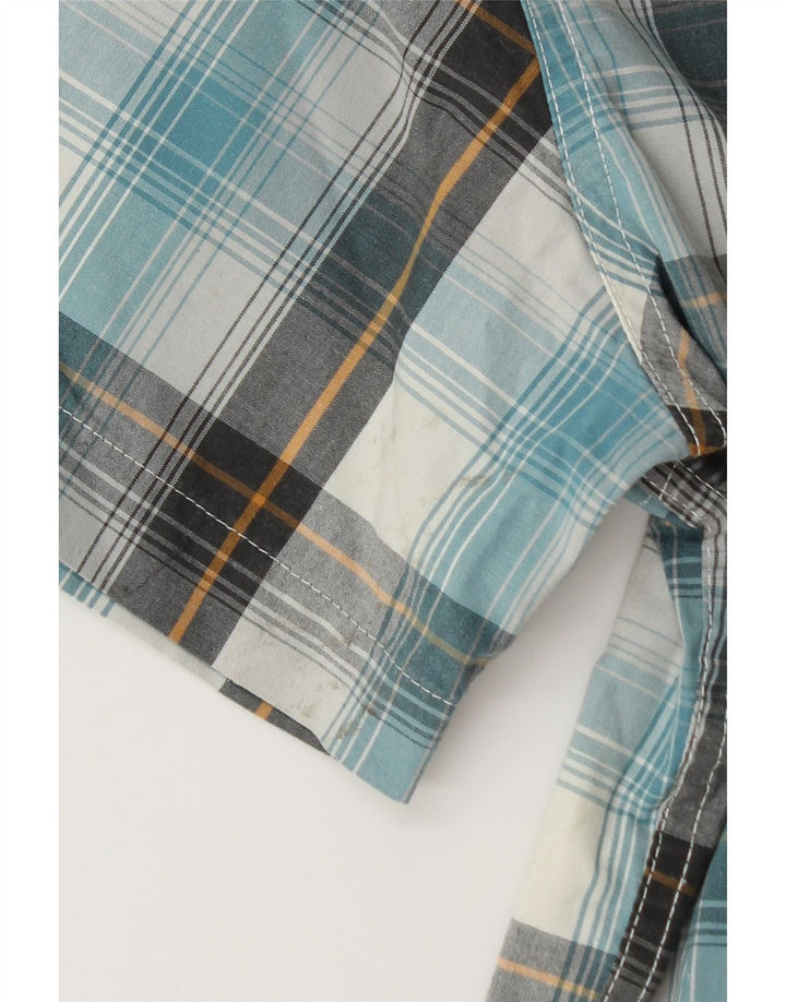 The North Face Herre kortærmet skjorte mellemblå ternet bomuld