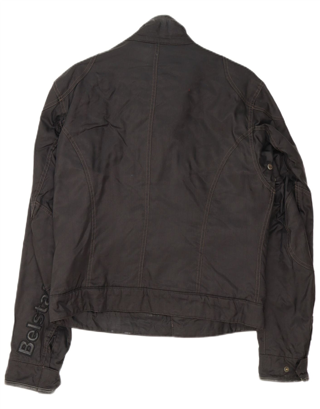Belstaff Herre Graphic Racer Jacket UK 38 Medium Sort Nylon