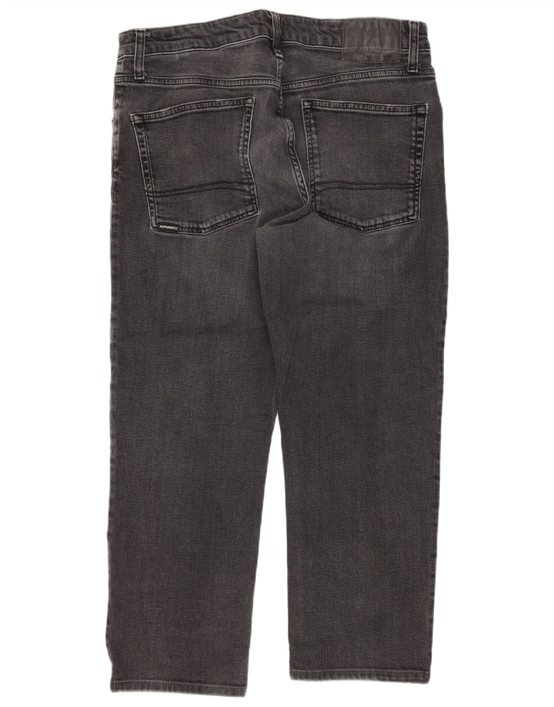 Superdry herre cropped jeans W34 L24 sort bomuld