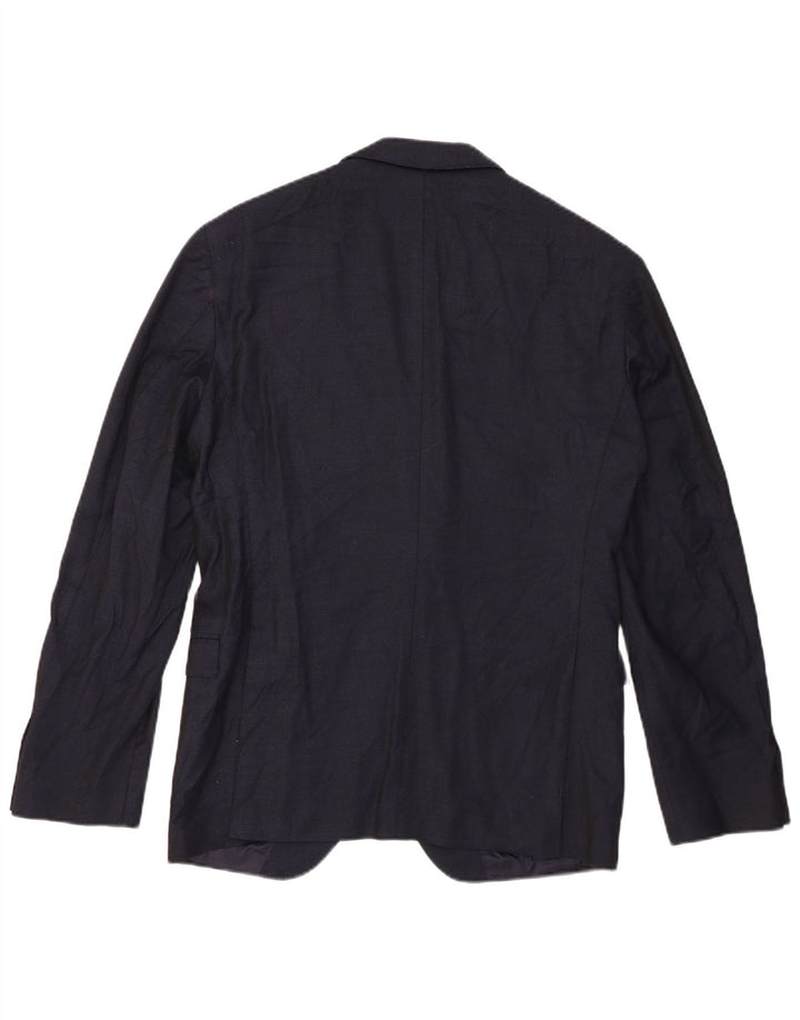 Hugo Boss Herre 2-knaps blazerjakke EU 46 Small Navy Blue