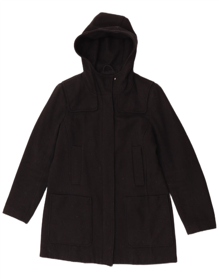 Michael Kors Dame Hooded Parka Jacket UK 14 Medium Sort Uld