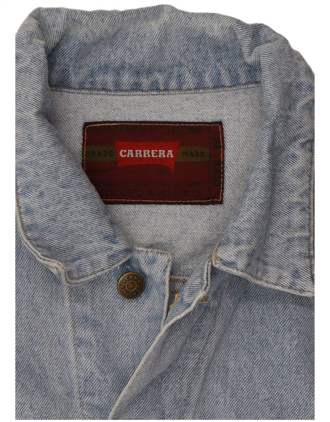Carrera Denimjakke til mænd UK 38 Medium Blue