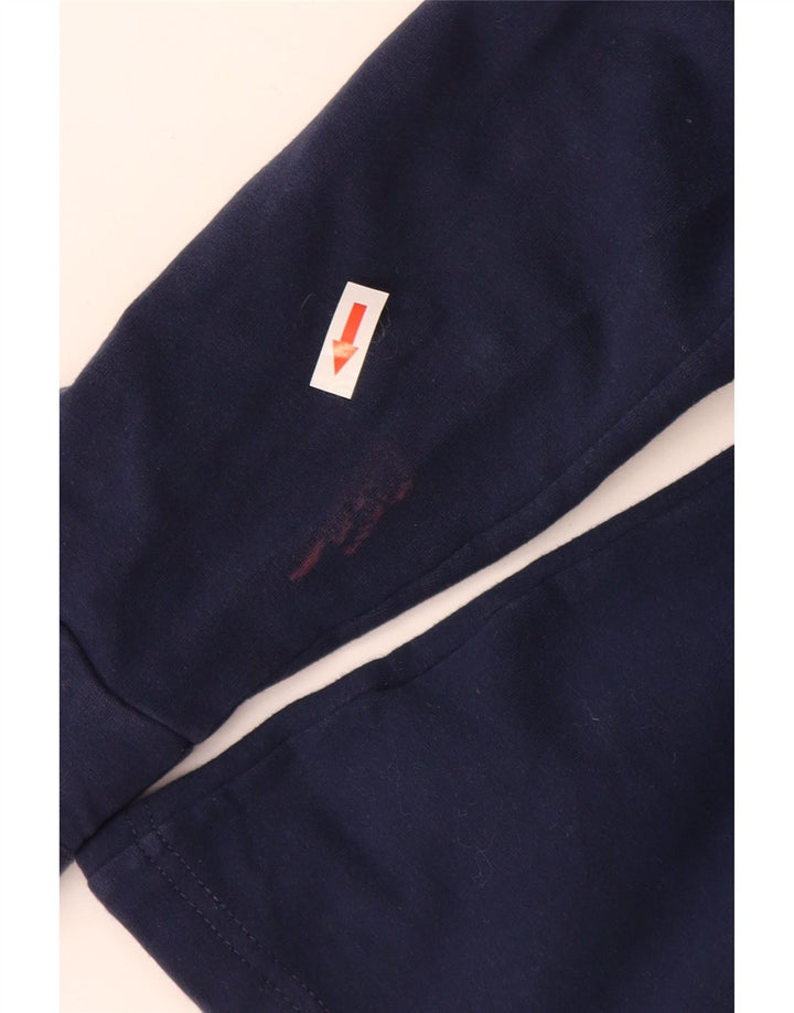 ADIDAS træningsdragt topjakke til kvinder UK 12 Mellem marineblå bomuld