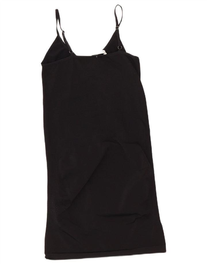 Max Mara Dame Oversized Slip Dress UK 16 Large Black