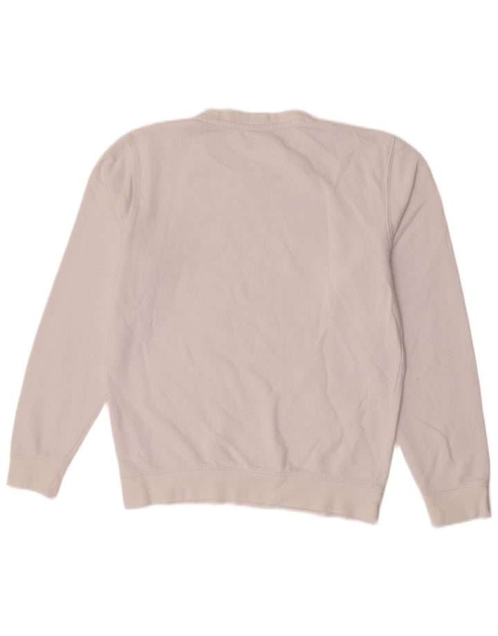 Champion Herre Sweatshirt Jumper Lille Hvid Bomuld