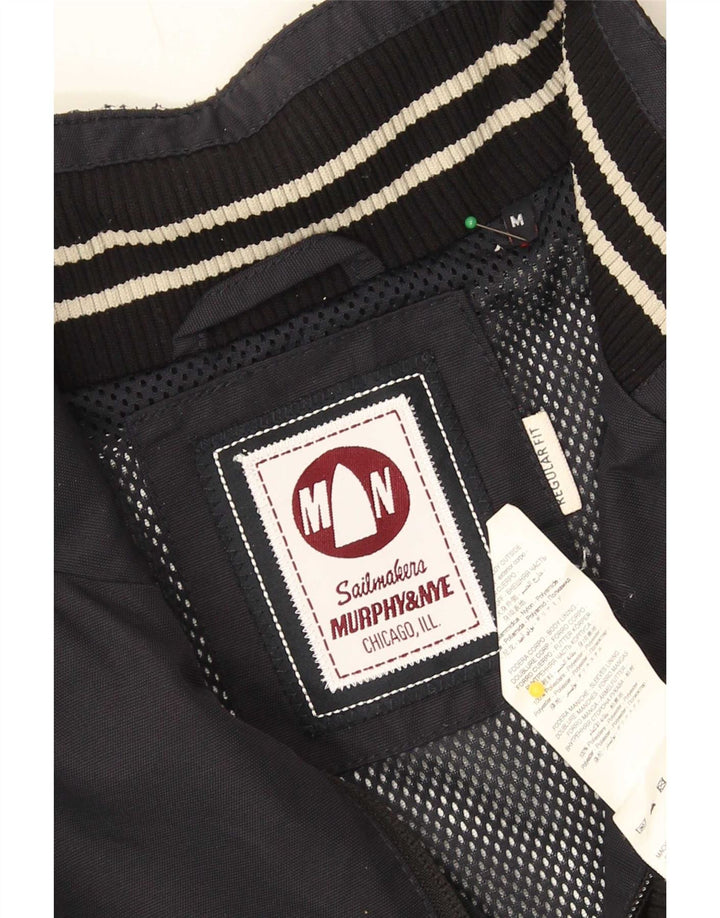 Murphy & Nye Bomberjakke til mænd UK 38 Medium Navy Blue Polyester