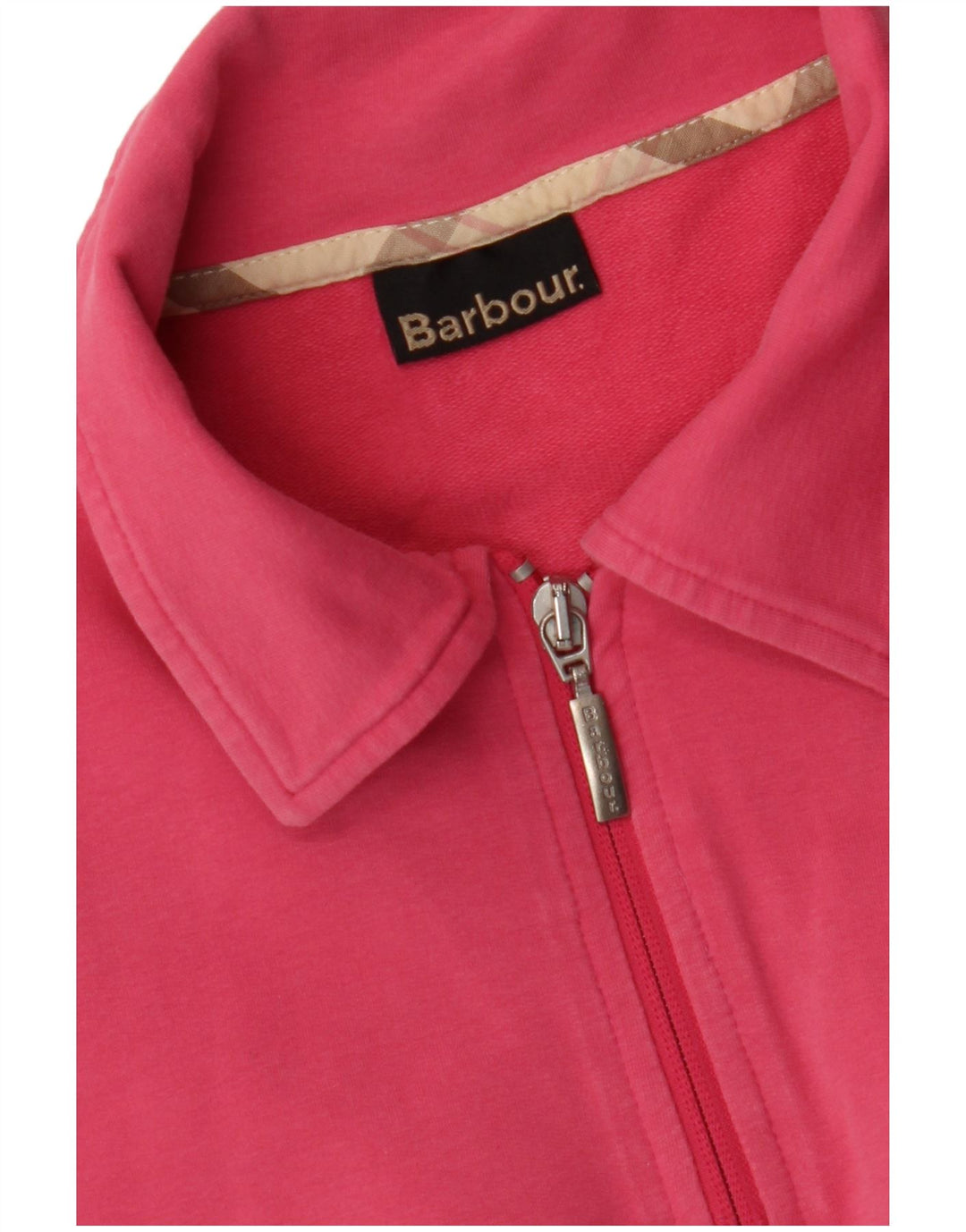 BARBOUR Dame Polo Shirt UK 12 Medium Pink