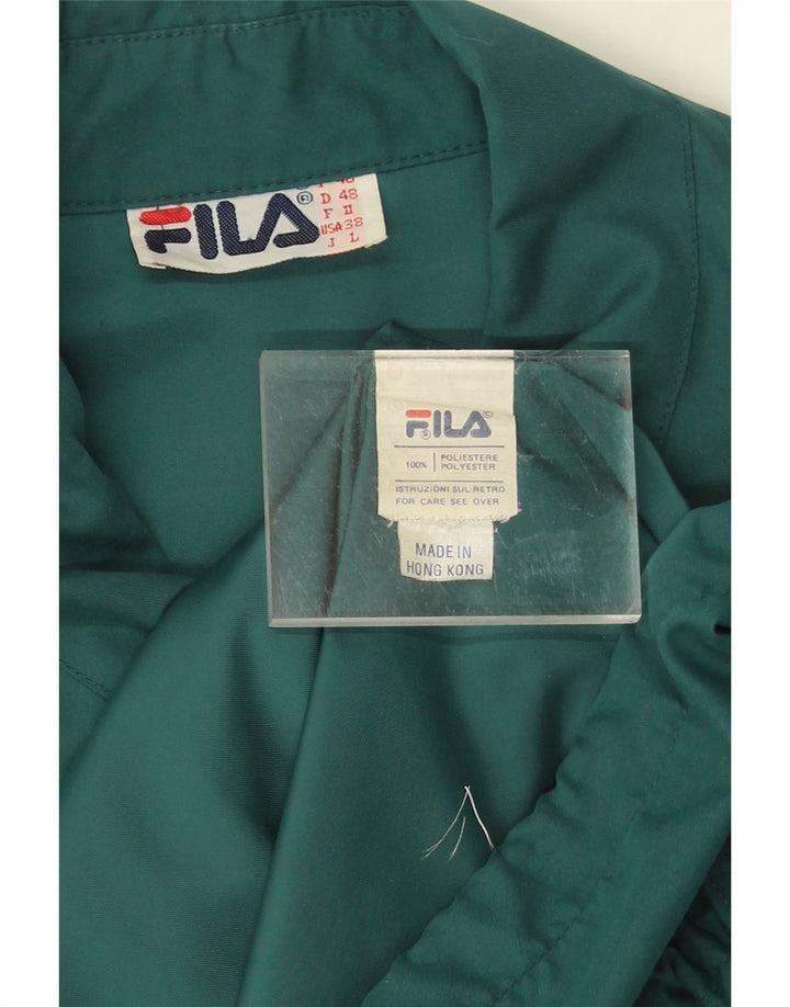 Fila Herre Loose Fit Utility Jacket IT 48 Medium Green Polyester