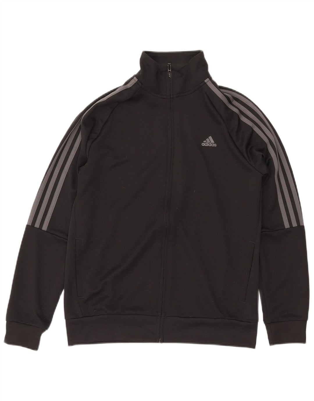 ADIDAS Boys Primegreen Træningsdragt Topjakke 13-14 År Sort Polyester