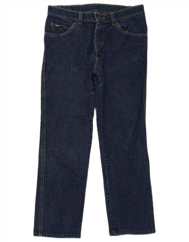 Lee Straight Jeans til mænd W32 L28 Marineblå