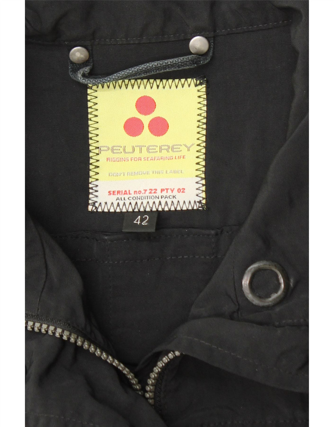 PEUTEREY Utility Jacket til kvinder IT 42 Medium Sort