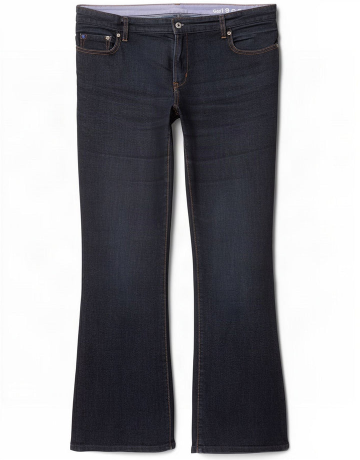Gap Herre Bootcut Jeans W34 L32 Navy Blue Cotton