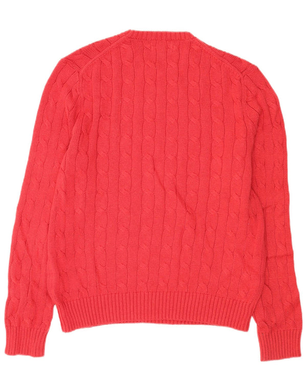 Polo Ralph Lauren Herre sweater med rund hals, medium rød bomuld