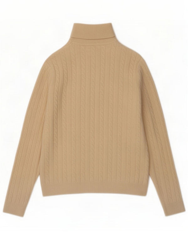 Sun68 Dame Rullehalstrøje UK 14 Medium Off White Uld