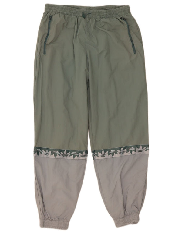 Adidas Herre Primegreen Graphic Tracksuit Bukser Joggers Large Green