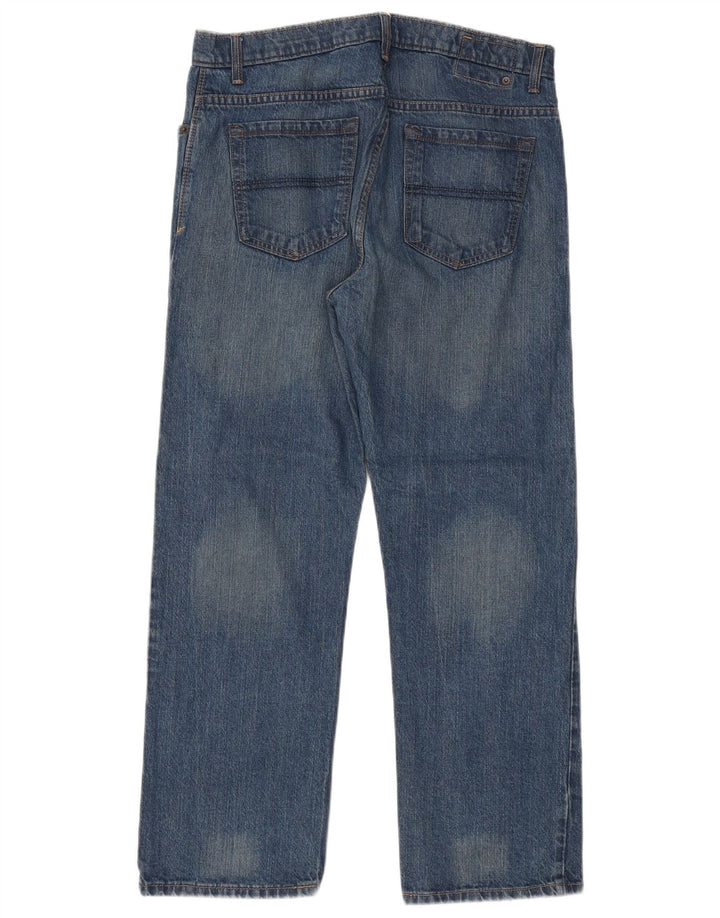 Marks & Spencer Straight Jeans til mænd W34 L29 blå bomuld