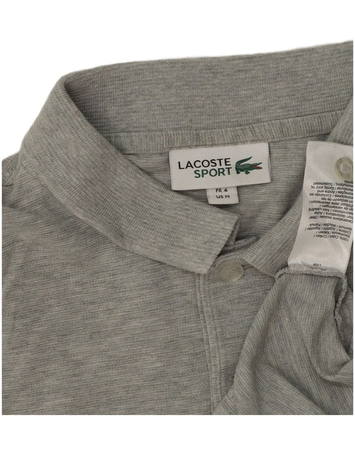 Lacoste herre poloskjorte str. 4 Medium Grey Flecked Bomuld